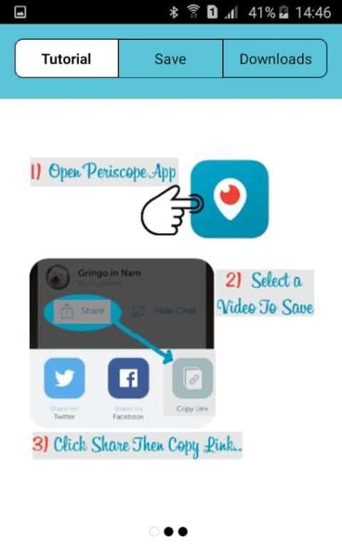 PeriDownload Video Downloader 1 تصوير الشاشة