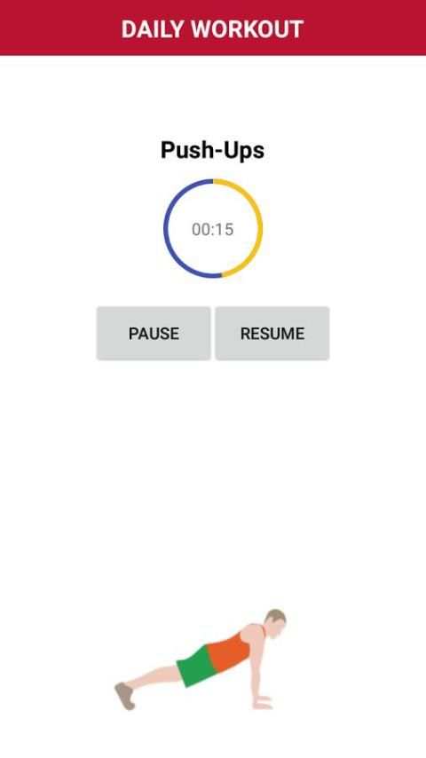 7 Minutes workout screenshot 2