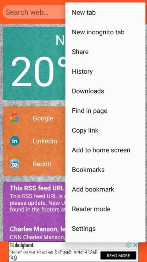 Rabbit Browser screenshot 1