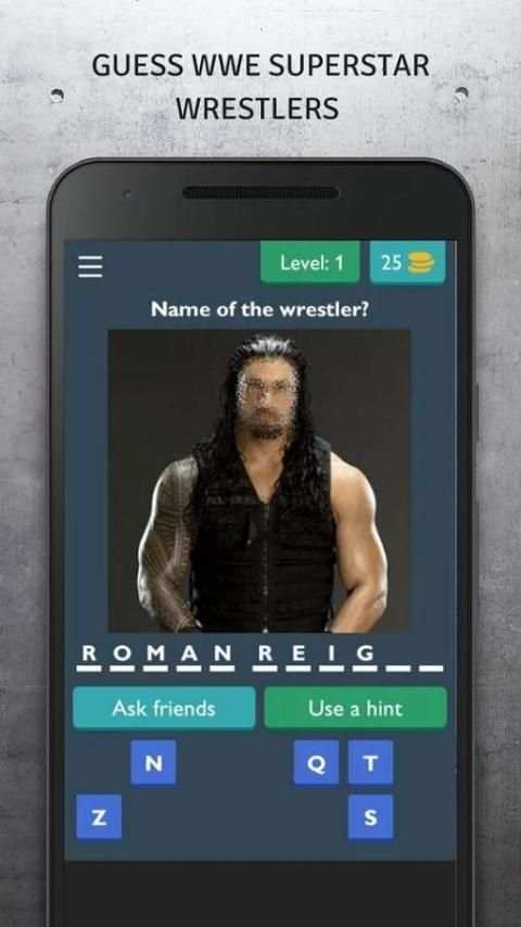 Guess the Wwe Superstar Wrestlers screenshot 7