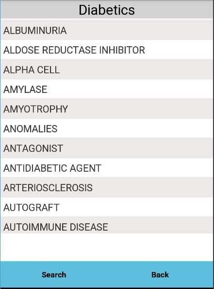 Disease Disorders Dict Free screenshot 4