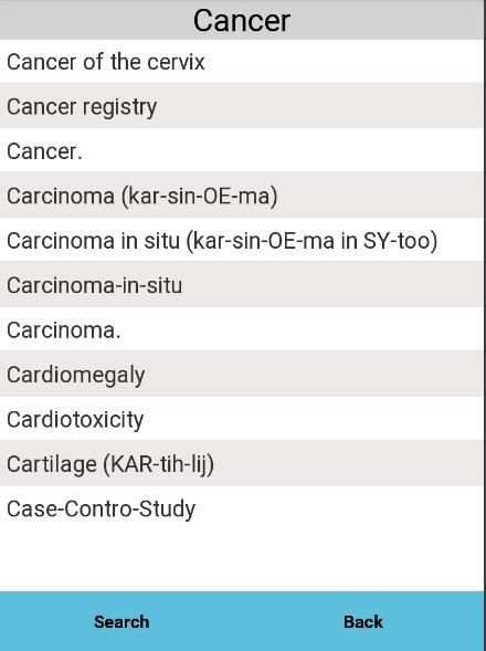 Disease Disorders Dict Free screenshot 3