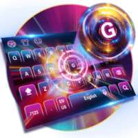 Цветная неоновая клавиатура