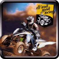 Quad ATV Rider Summer Off-Road Racing