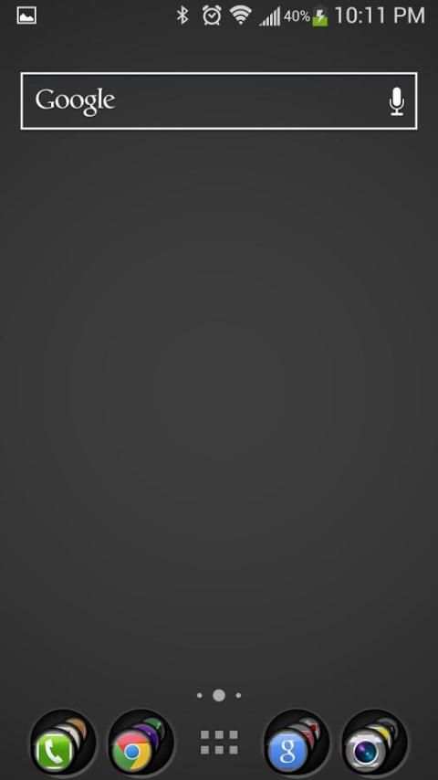 Black Theme Nova screenshot 1