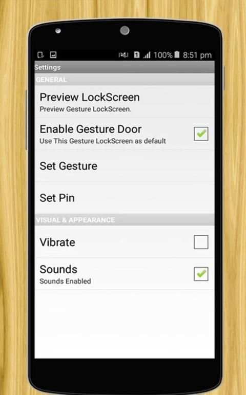 Gesture Door Lock Screen скриншот 5
