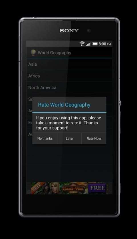 World Geography screenshot 1