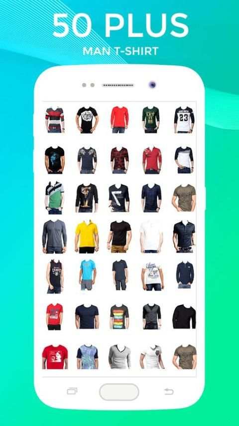 Men T-Shirt Photo Suit 5 تصوير الشاشة
