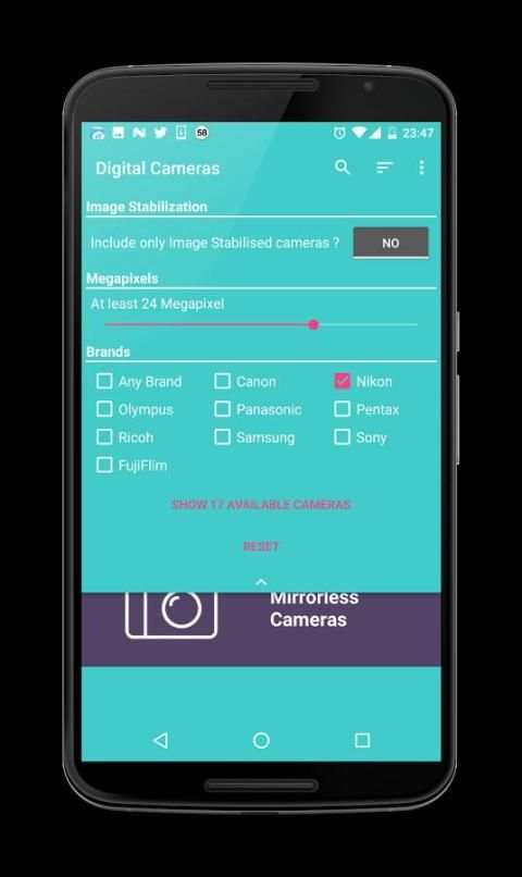 Digital Cameras screenshot 1
