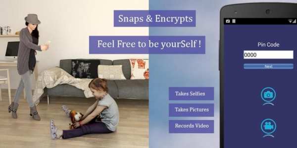 Snaps & Encrypts (Pictures) 7 تصوير الشاشة
