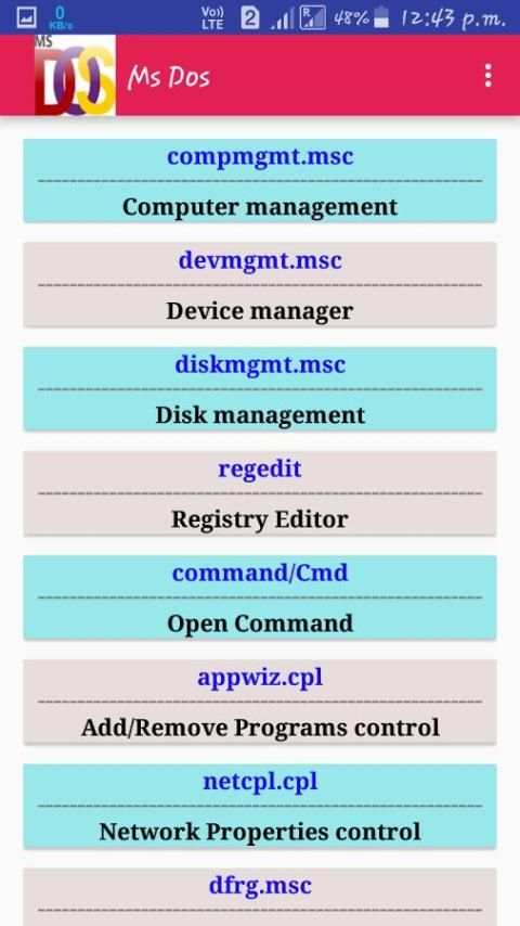 Computer Shortcut Keys скриншот 5