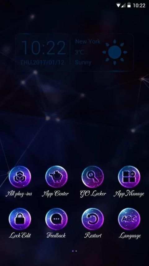 Light Halo Go Launcher Theme screenshot 2