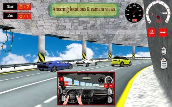 Turbo Car Rally Racing 3D screenshot 4