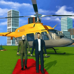 USA President Helicopter Sim أيقونة