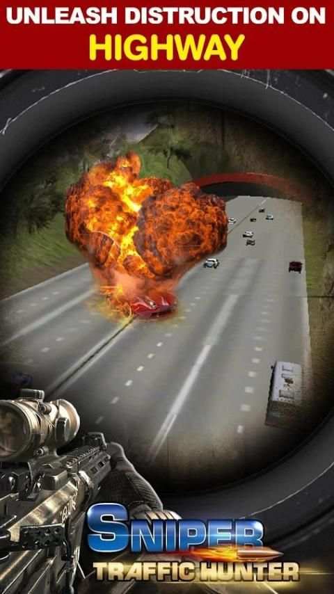 Sniper: Traffic Hunter, Traffic Shooting Games screenshot 3