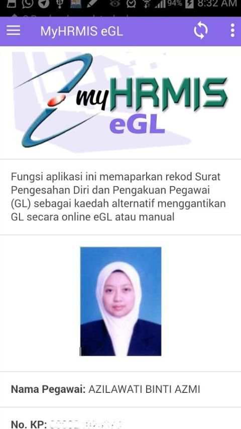 MyHRMIS eGL स्क्रीनशॉट 3