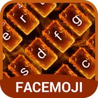 Flaming Keyboard Theme & Emoji Keyboard
