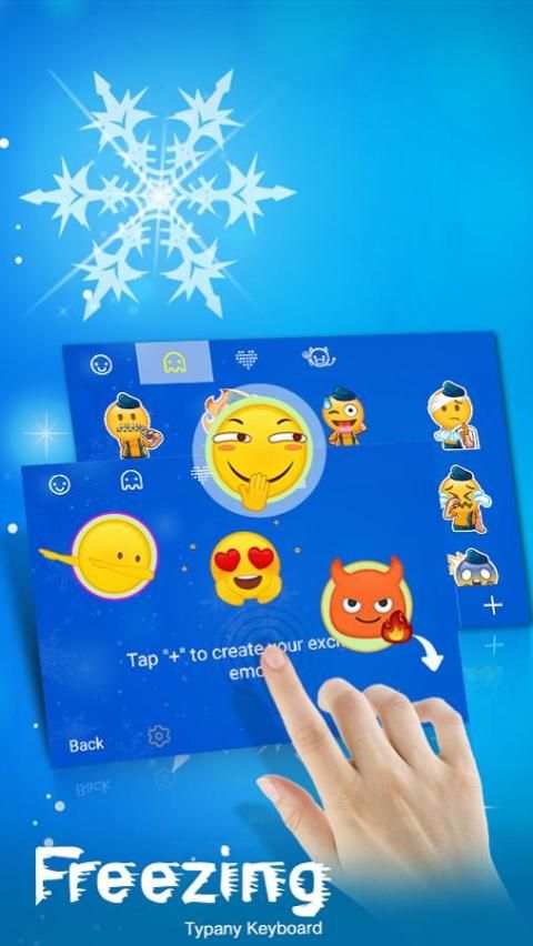Freezing Cold Theme&Emoji Keyboard For Hot Summer screenshot 3