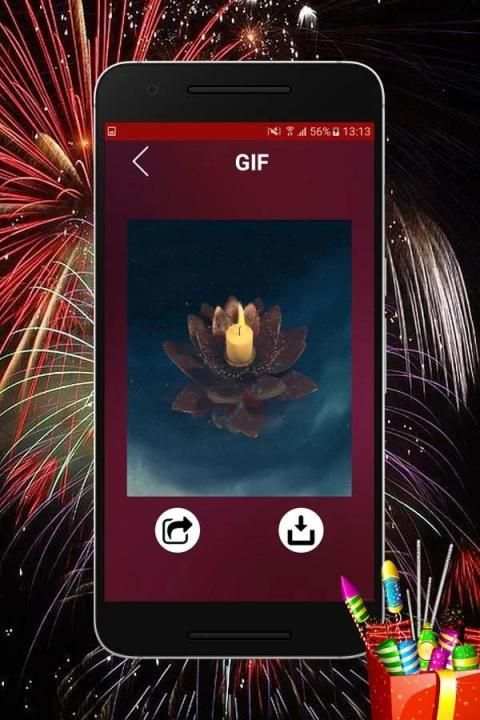 Diwali DP, GIF, Wishes & Status скриншот 4