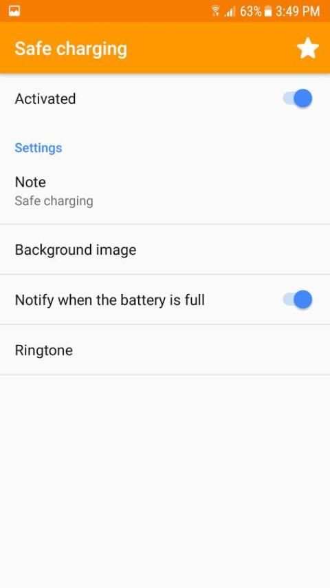 Safe charging screenshot 2