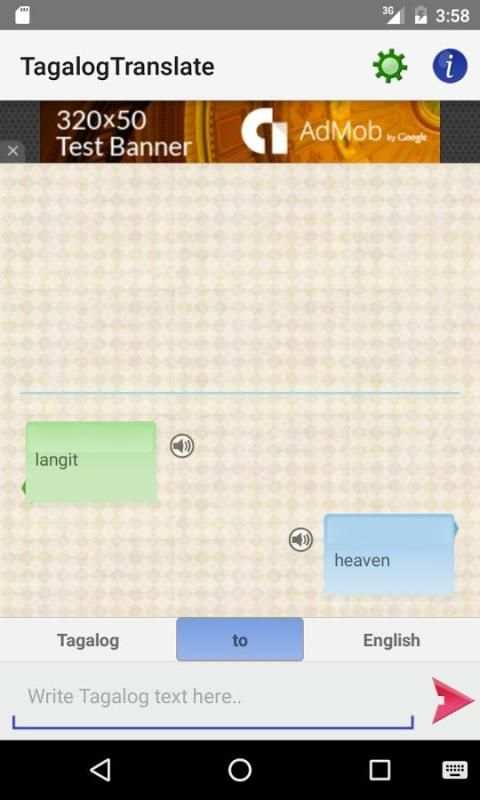 Tagalog Translate 3 تصوير الشاشة
