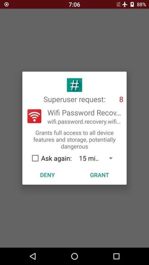 Wifi Password Recovery-key view screenshot 1
