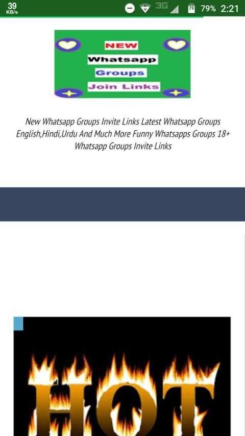 New Whatsapp Group Join Link скриншот 2