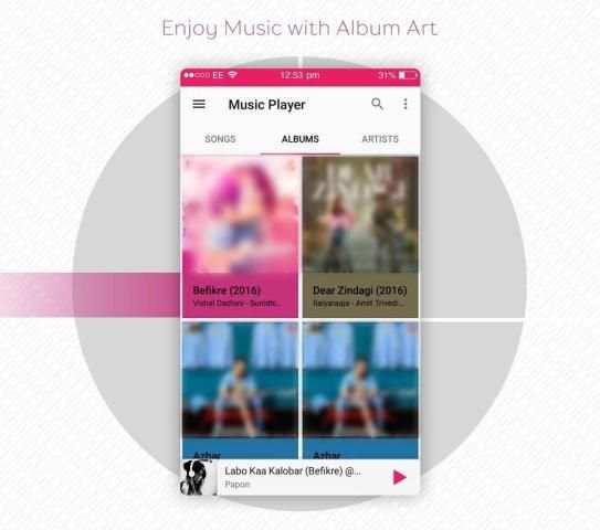 Music Player-MP3 Player स्क्रीनशॉट 2