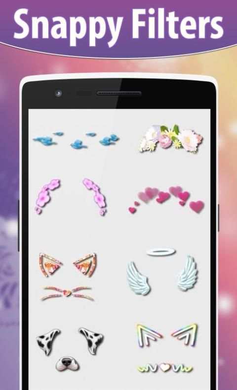 Heart Effect Filters — Crown Flowers 4 تصوير الشاشة