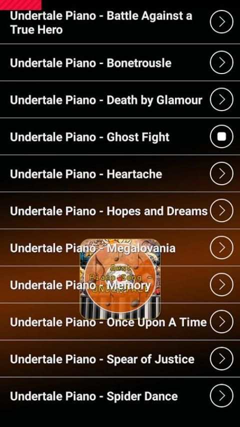 Piano Song - Undertale скриншот 2