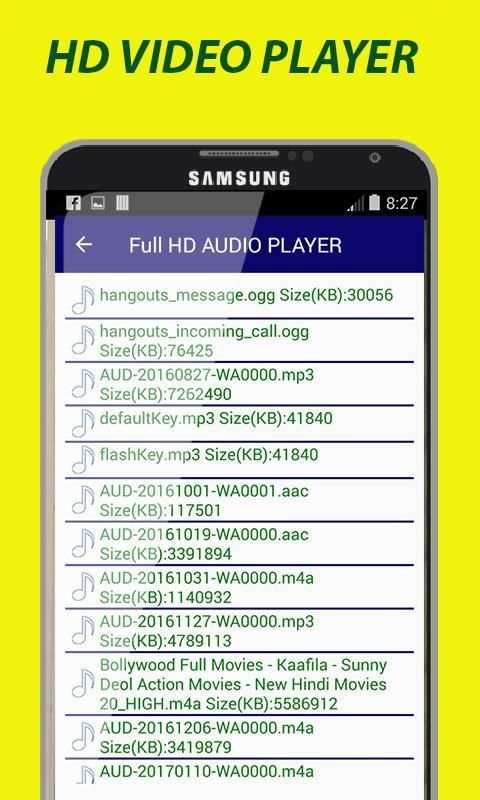 HD Video Player скриншот 2