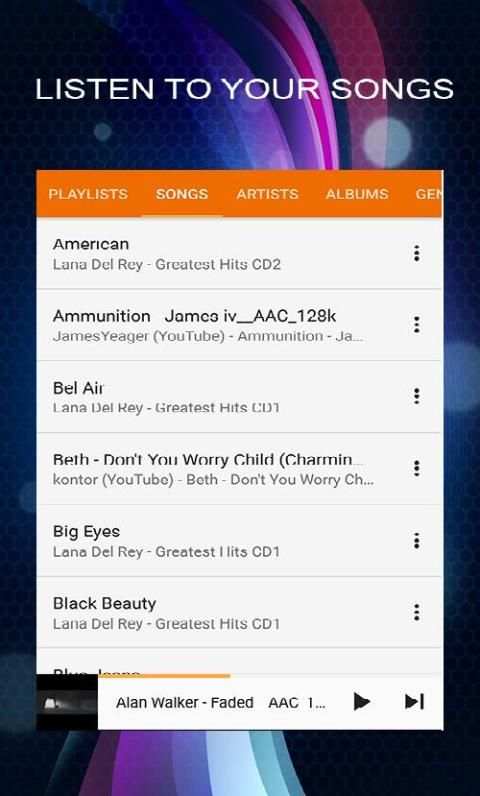 Music Player 2 تصوير الشاشة