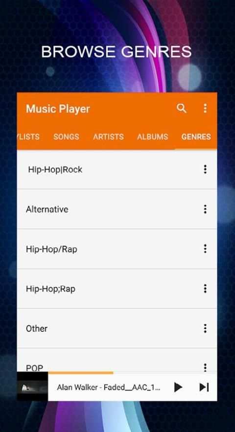 Music Player 1 تصوير الشاشة
