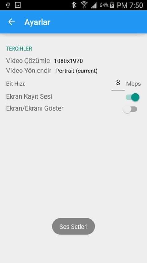 Ekran Video Kaydetme Programı screenshot 1
