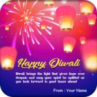 Diwali Greeting Card Maker: Wallpaper, Crackers on 9Apps