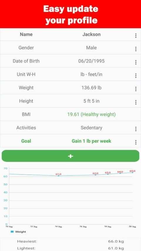 Calorie Tracker - Weight Loss & Gain Weight screenshot 7