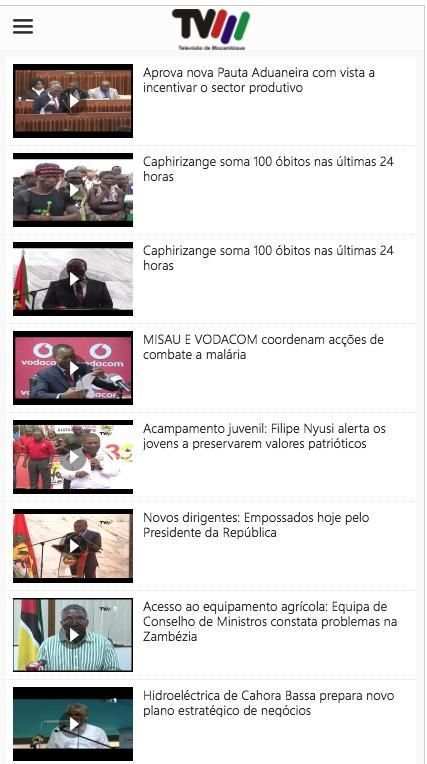 Televisão de Moçambique screenshot 1
