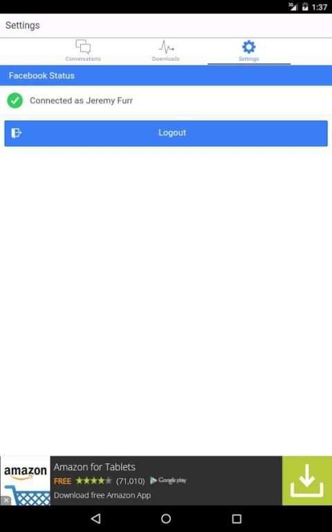 Messenger Backup screenshot 2