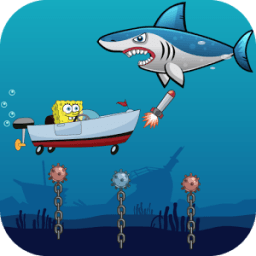 Shark vs Spongebob Squarepant أيقونة