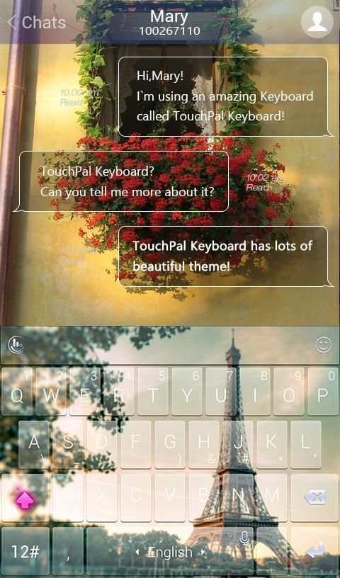 TouchPal Go Journey Theme скриншот 5