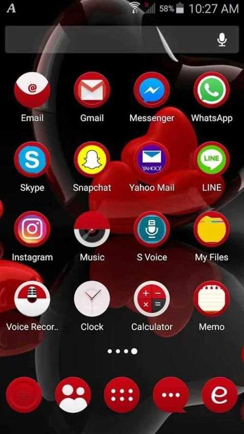 Sweetheart theme-ABC Launcher screenshot 1