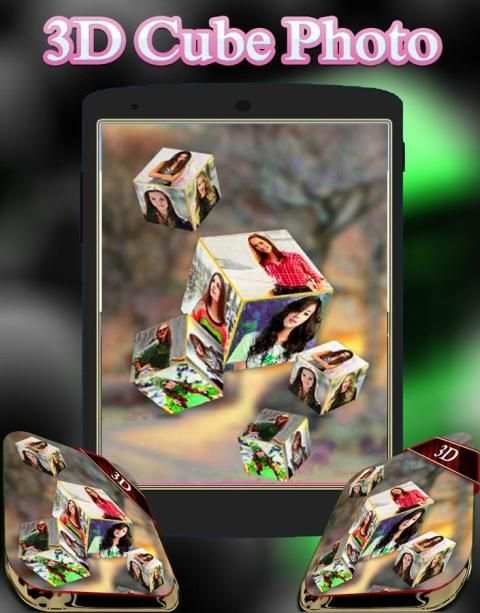 3D Photo Cube Live HD Wallpaper скриншот 2