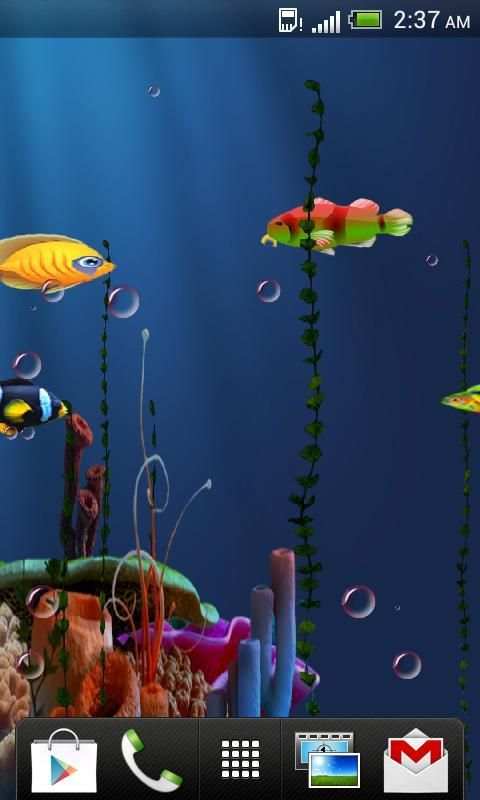 Live Fish Feed Wallpaper скриншот 2