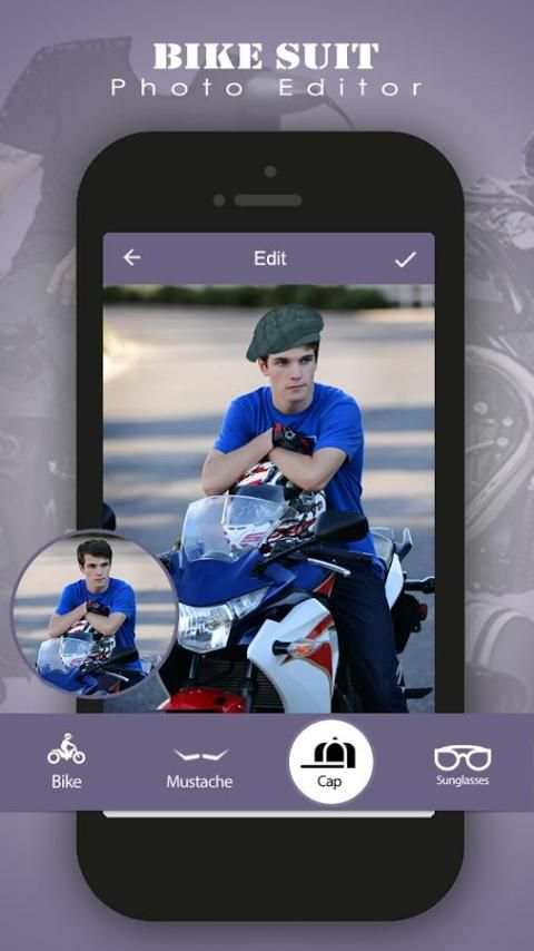 Bike Suit Photo Editor screenshot 2