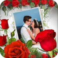 Rose Flower Photo Frame