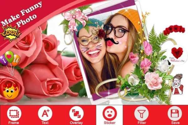 Rose Flower Photo Frame स्क्रीनशॉट 3