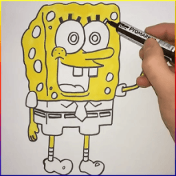 How To Draw Spongebob Cartoon आइकन