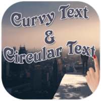 Curve Text on Photos : Circular Text on Photos