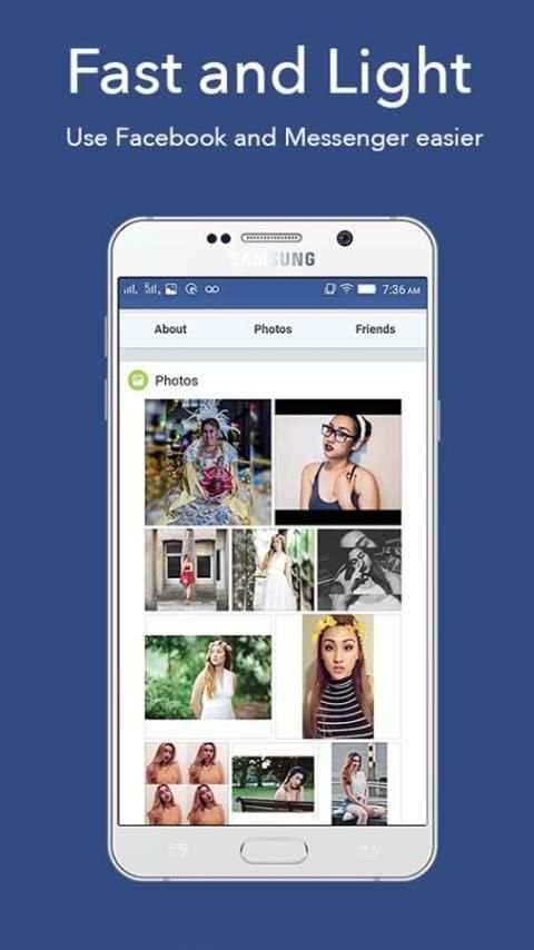 Lite messenger - Mini messenger स्क्रीनशॉट 2