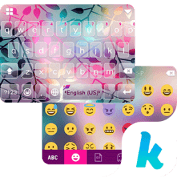 ikon Leaves Emoji Kika Keyboard